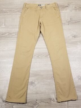 BKE Jake Straight Leg Casual Pants Mid-Rise Tan Beige Mens Size 29L (30x33)